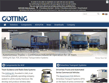 Tablet Screenshot of goetting-agv.com